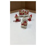 (2) Vintage B&A Christmas Angels, (3) Lefton China