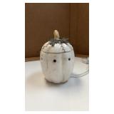 Scentsy antique white pumpkin warmer