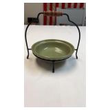 Longaberger wrought iron, small pie plate holder