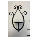 Longaberger wrought iron candle holder, sleigh