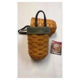 Longaberger (2) small gatehouse basket, with one