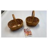 Longaberger (2) 1999 Horizon of Hope basket with