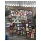 Assorted Christmas ornaments