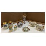 Vintage Bavaria Porcelain Gold Collection Salt &