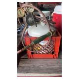 Propane tank with torch