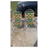 Retro lawn chairs