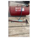 Portable air tank 12 gallons and air pump