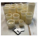 (14) Indoor Battery Candles, ast sizes