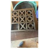 Metal tic-tac-toe game