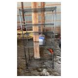 6 foot tall iron shelving