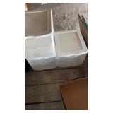 Plastic organizers & totes