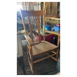 Oak rocking chair