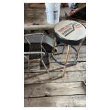 Borg Warner automotive parts, stool and step