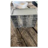 Organizer with nuts, bolts and screws