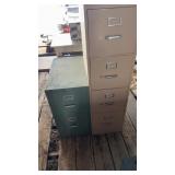 Two filing cabinets
