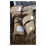 10 folding chairs
