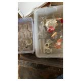 Assortment of glassware, including wine, glasses,