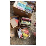 Large assortment of books, including cookbooks