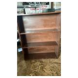 Wood shelf 47 inches tall 38 inches wide