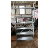 Metal shelf 79 inches tall 36 inches wide