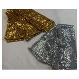 Black, silver & gold sequined party/event