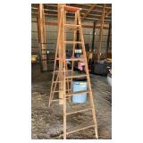 8ï¿½ wooden step ladder, good condition