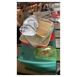 Pots & pans, kitchen utensils, apple peeler