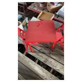 Childrenï¿½s table and chairs