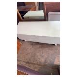 Cedar chest painted white