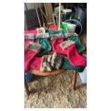 10 Christmas stockings and a musical Santa Claus