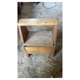 Vintage shoe shine kit with supplies