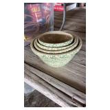 4 pc Roseville Bowl set