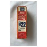 CCI mini mag 22 long rifle cartridges P22HS, 100