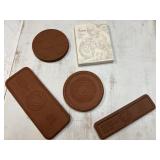 Longaberger Basket Bricks (5) & 1993 Pottery