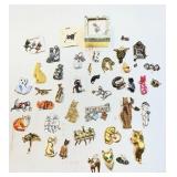 Large lot of "CAT" Pins