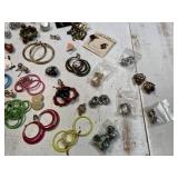 Vintage Earrings Large Lot ~ mostly clip on