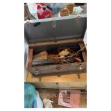Toolbox with wrenches and sockets