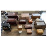 Large to of jewelry and trinket boxes mostly