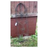 3 Iron trellisApproximately 18 inches wide 6