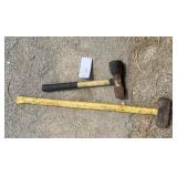 Two sledgehammers
