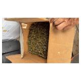 Three-quarter full carton of 8D sinker coated