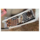 Carrying case with steel pipe fittings