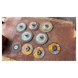 (9) cutting wheels. Some are 6 inch some or 7