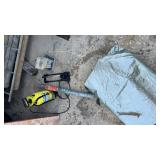 Tarp sprinkler 3 x 5 mesh wire sprayer birdhouse