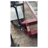 Pallet jack, 5500 pound, 27 x 48. Good working