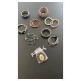 Jewelry lot of bracelets and a Plunder Jewelry "C"