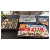 St Louis in a Box game, Jenga Thow ï¿½n Go game,