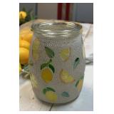 Large lot of lemon themed decor, including: