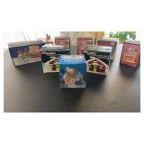 (8) Vintage Porcelain and Ceramic Village Houses