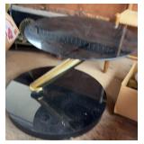 2 foot round swivel coffee table